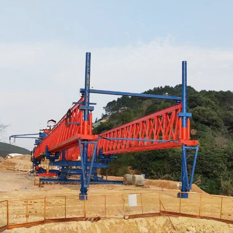 Best price remote control 120 ton high way bridge girders erection crane