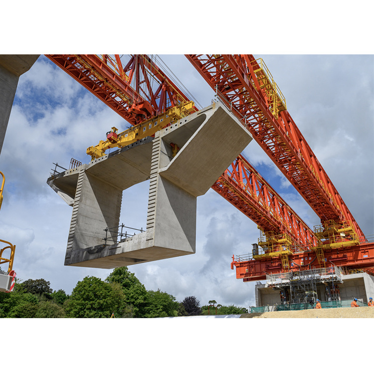 High performance type double girder segment launching gantry crane