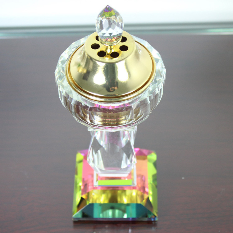 gifts for man Saudi arabia hot crystal glass incense burner