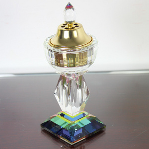 gifts for man Saudi arabia hot crystal glass incense burner