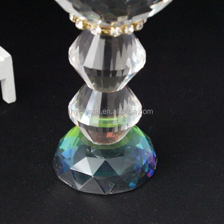 New design crysal glass arabian incense burner for oil