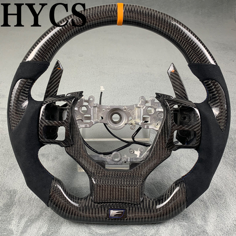 Custom made F1 Carbon Fiber Sports Steering Wheel Suitable for Lexus Accessories IS LS NX GX RCF ES200 RX300 RX CT200 IS250