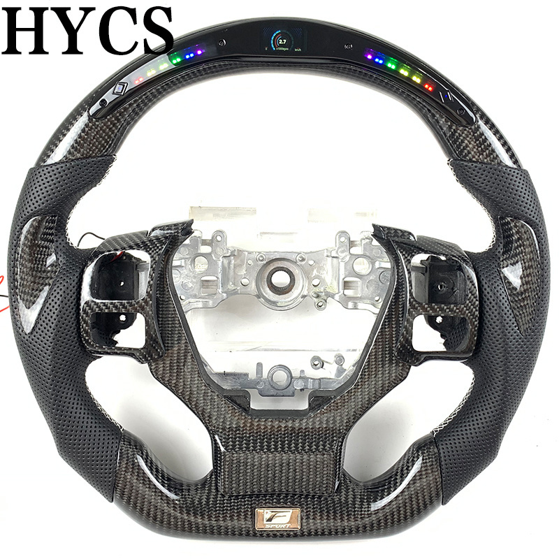 Custom made F1 Carbon Fiber Sports Steering Wheel Suitable for Lexus Accessories IS LS NX GX RCF ES200 RX300 RX CT200 IS250