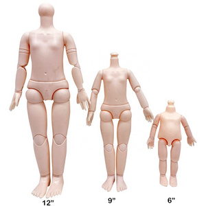 New Design 12 " 9"  6 "30CM 19CM 13CM multi motion joint doll body children's toy accessories