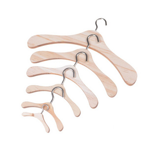 4/6/7.5/10/12/15cm Wooden Dress Clothes Hangers For Doll Doll Dollhouse Accessories Pretend Play Kids Girls' Gift