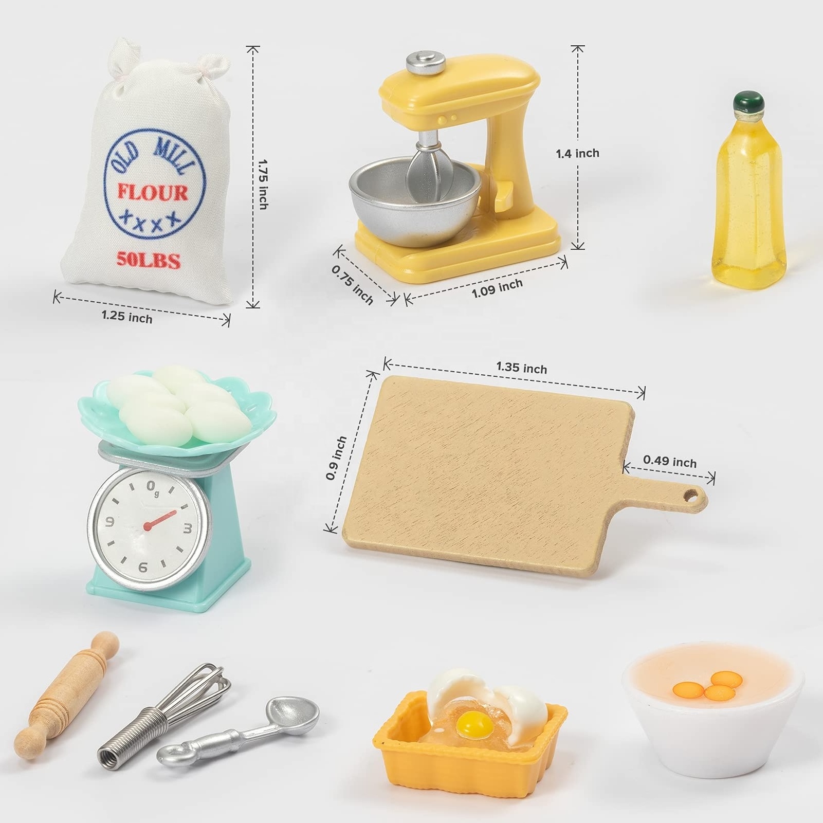 Miniature Dollhouse Accessories - Dollhouse Furniture 1 12  - Mini Stuff for Dollhouse Kitchen - Stand Mixer , Kitchen