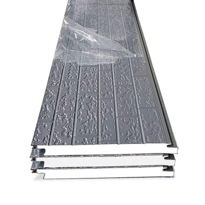 50mm Thickness Decorating Styrofoam Metal Steel Sandwich Panel For Exterior wall Decoration and Thermal insulation