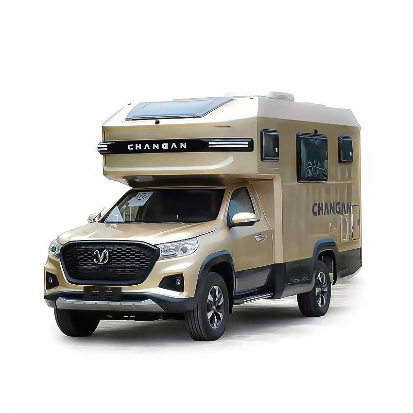 2023 Chinese gasoline truck new energy vehicles Pickup 6 seats Changan Fengjing Recreational Vehicle 4x4 4WD camper new used RV