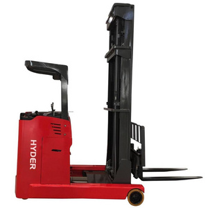 narrow aisle electric stacker 2.5ton automatic electric reach truck