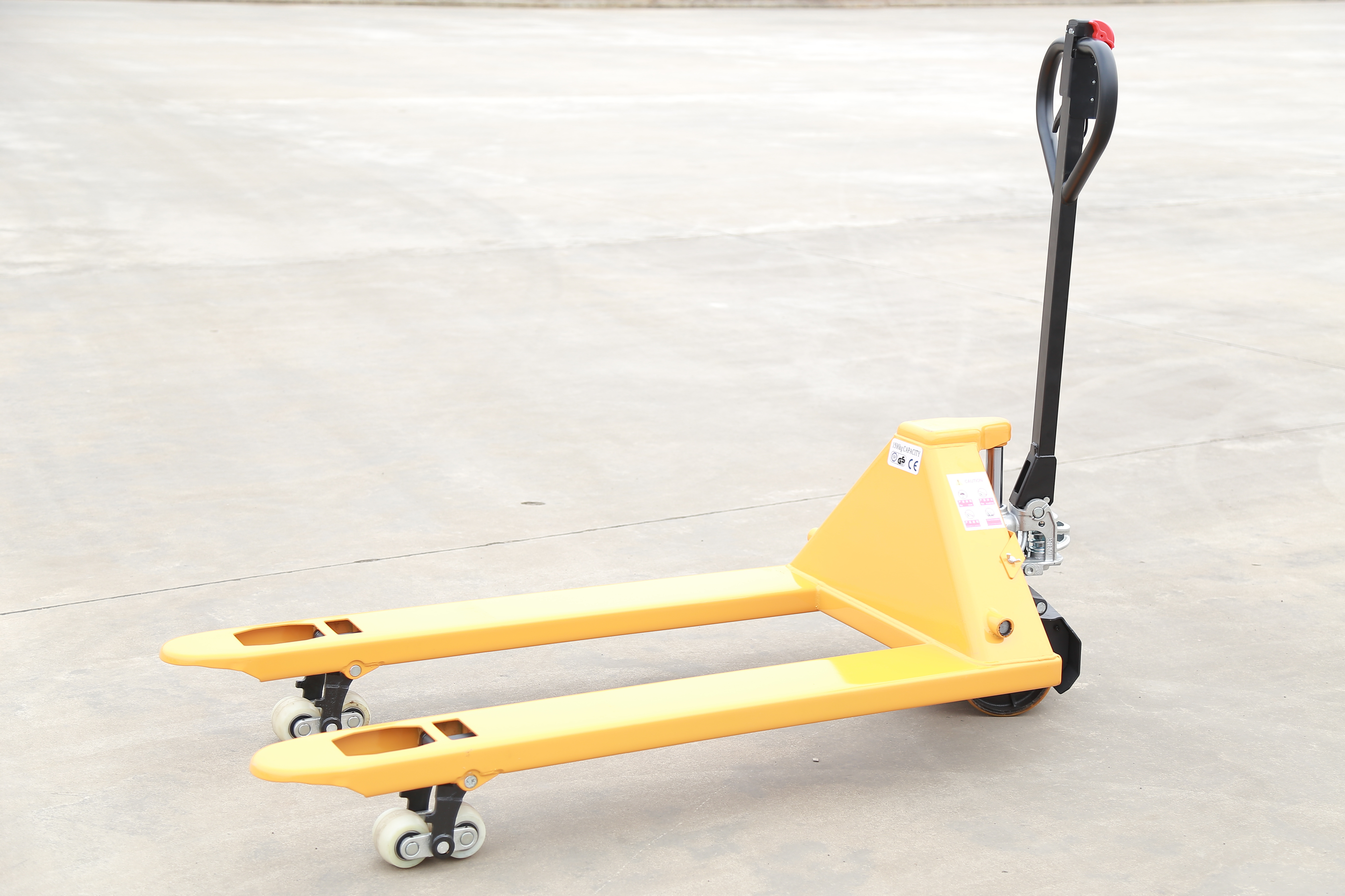 High cost effective 1.6 ton electric pallet truck semi electric with pu drive wheels