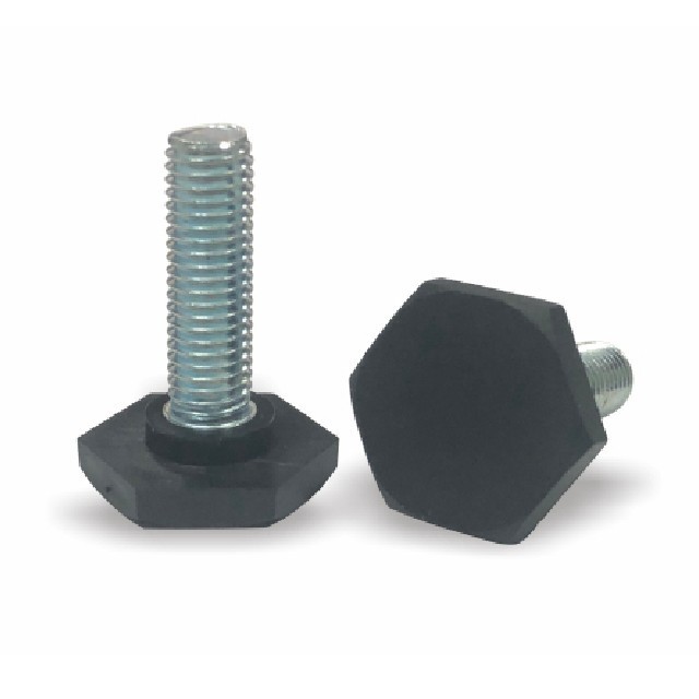 Heavy Duty Table Support Leg M10 Stem Thread Plastic Furniture  leveling plastic adjustable feet