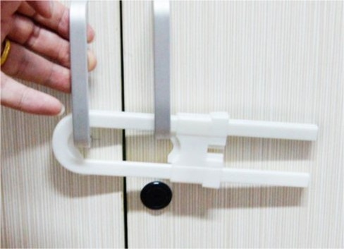 Baby Safety Cabinet Locks Adhesive Cabinet Child Proof Clear Baby Safety Locks Latches Children Kids Drawer Door