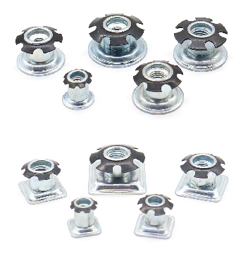 Hyderon Double crown layered Sunflower Threaded Insert Tube Connecting Nut for tube or mountain bike parts