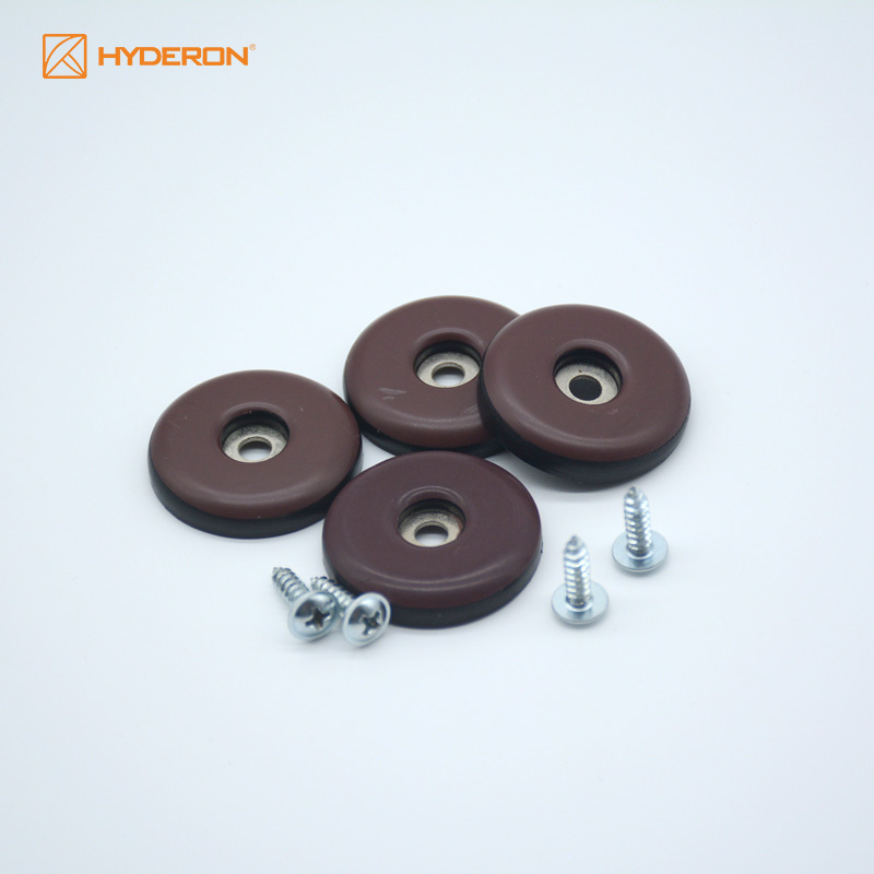 Hyderon Customized Hardwood Floors Ground Protector Round Furniture Glides with Screw