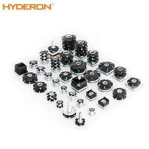 HYDERON custom style Metal Spring Steel Threaded tube Insert for School desk chair leg accessories