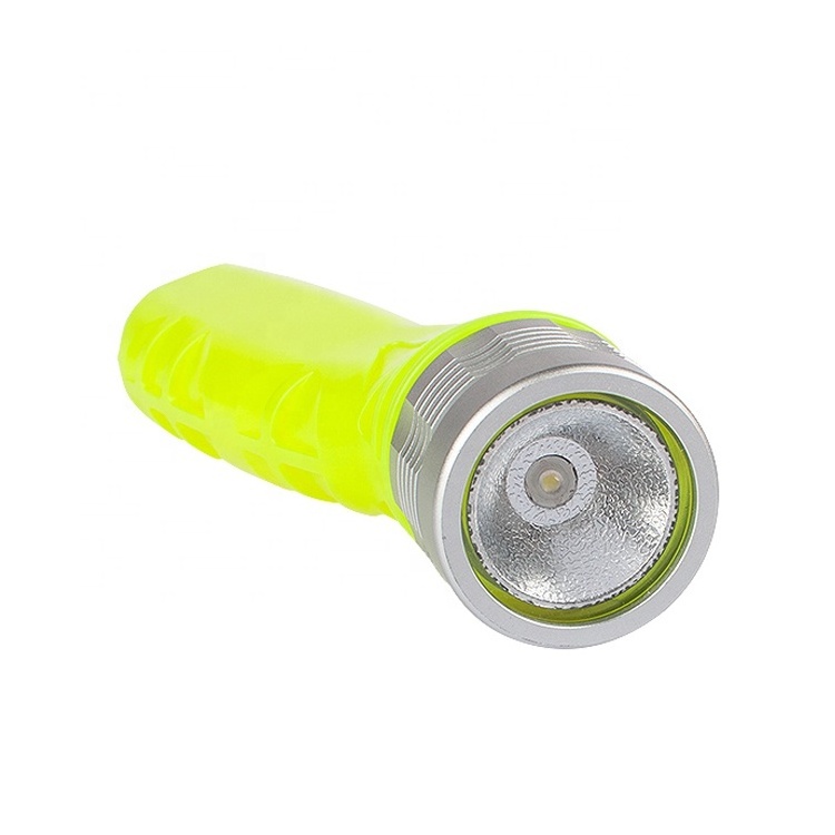 Outdoor mini IP68 Waterproof scuba diving flashlight led diving torch underwater flashlight with 4AA batteries