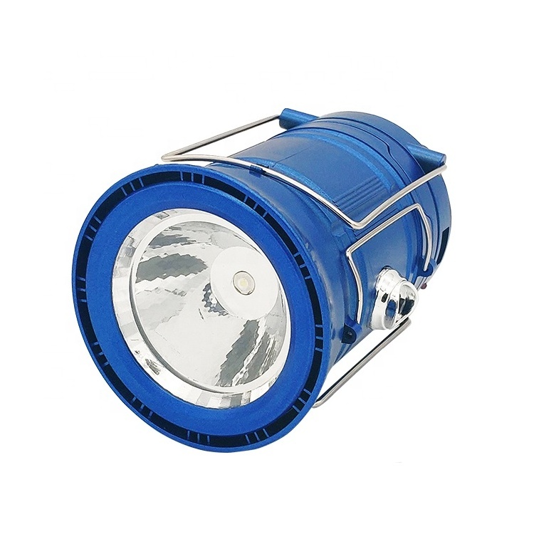 Outdoors 6LED solar zoom camping lamp usb rechargeable camping light solar powered lantern