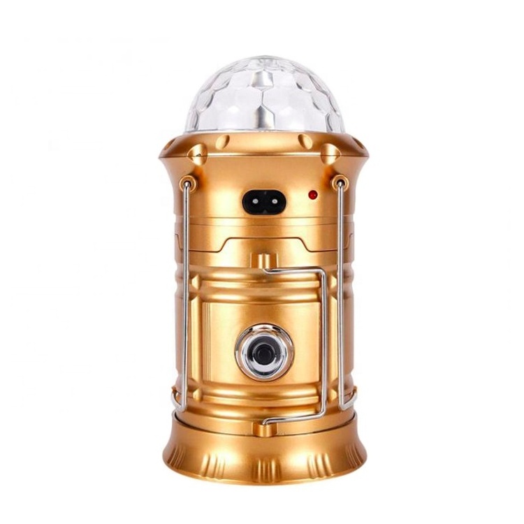 Collapsible outdoor camping lamp led rechargeable camping lantern magic cool camping lights