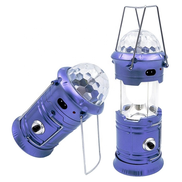 Collapsible outdoor camping lamp led rechargeable camping lantern magic cool camping lights