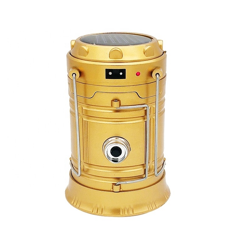 Wholesale plastic outdoor portable telescopic solar lantern usb rechargeable solar camping light led camping lamp