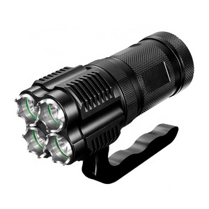 High quality portable handheld 4pcs T6 led 1000m powerful searchlight rescue boat search light Tactical hunting spotlight