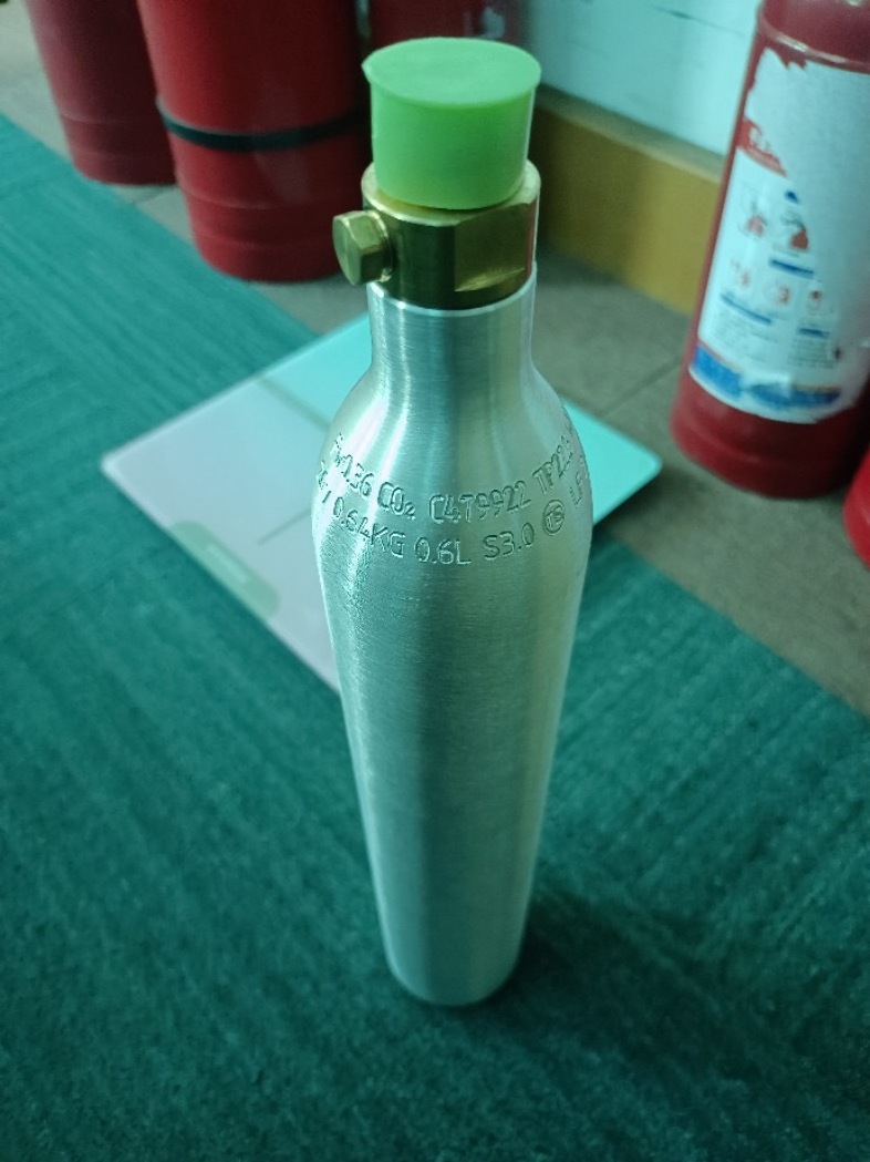 Wholesale Aluminum Food Grade Co2 Gas cylinder Beverage Cartridge for Sada Maker