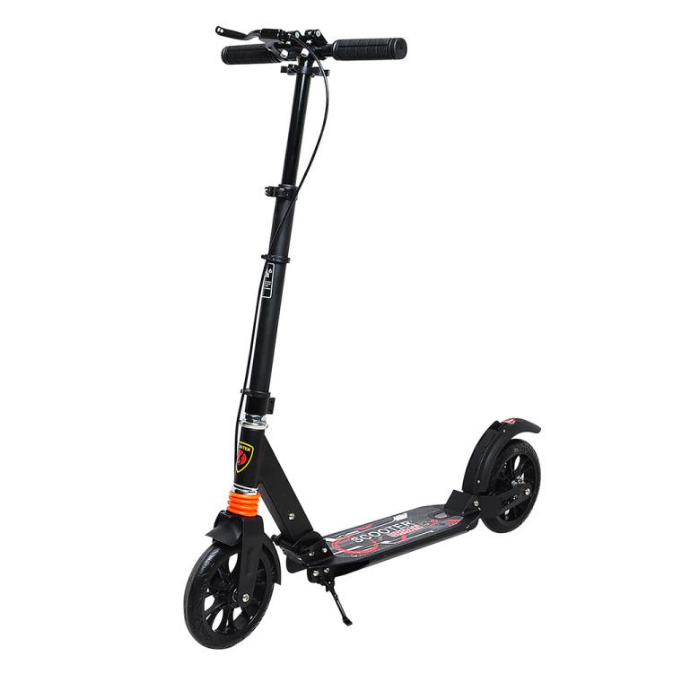 Kick Scooter Adult Big Wheel  Style Aluminum Street Foot  Scooter Two Wheels