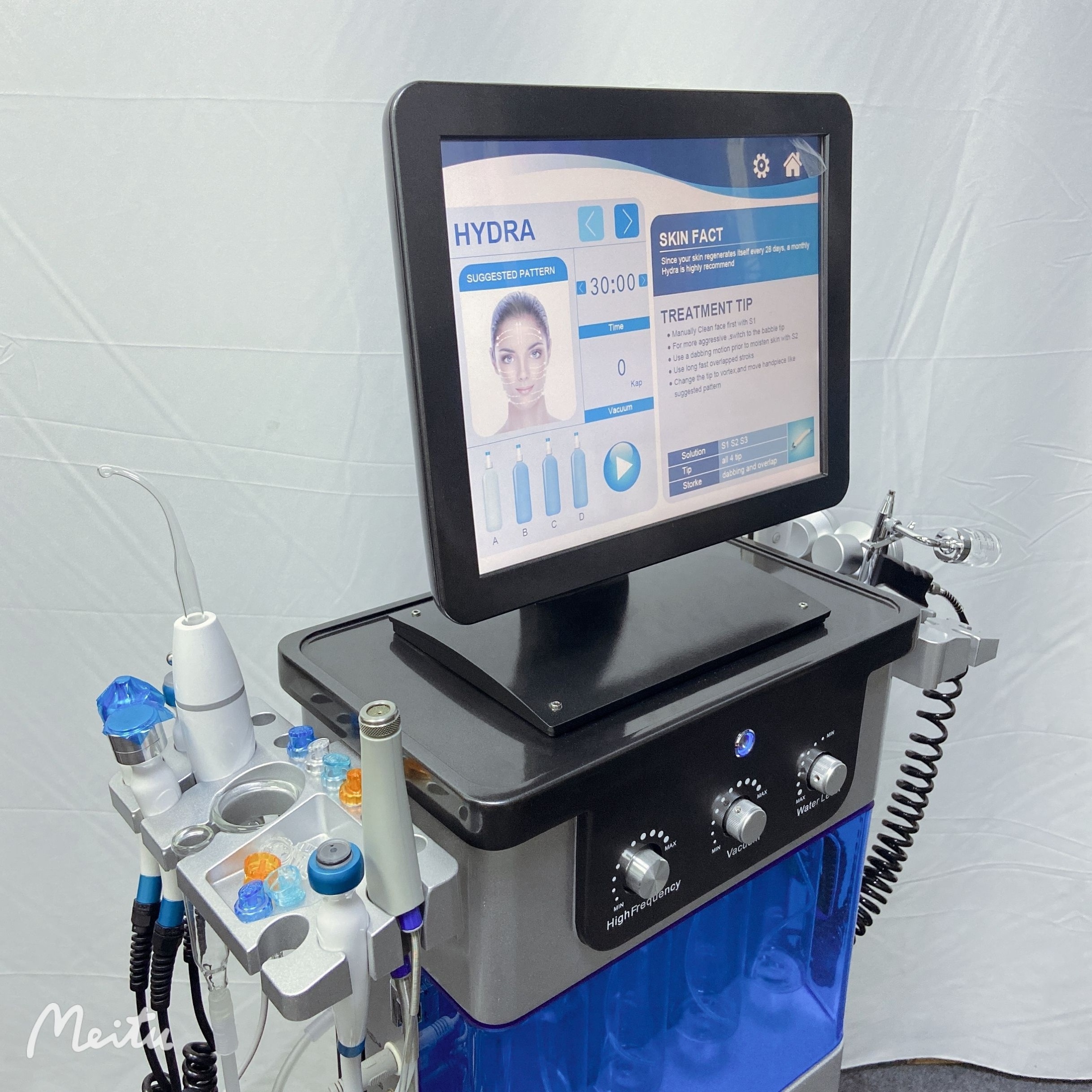 2022 Skin Spa Beauty Machine Skin Galvanic Spa Facial Skin Rejuvenation Facial Organic Oxygen Facial Hydra Machine