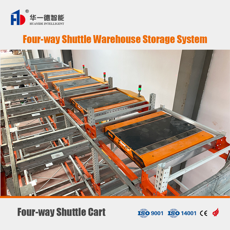 Four Way Radio Shuttle Racking 4 Way Radio Shuttle Rack Pallet Runner Rack