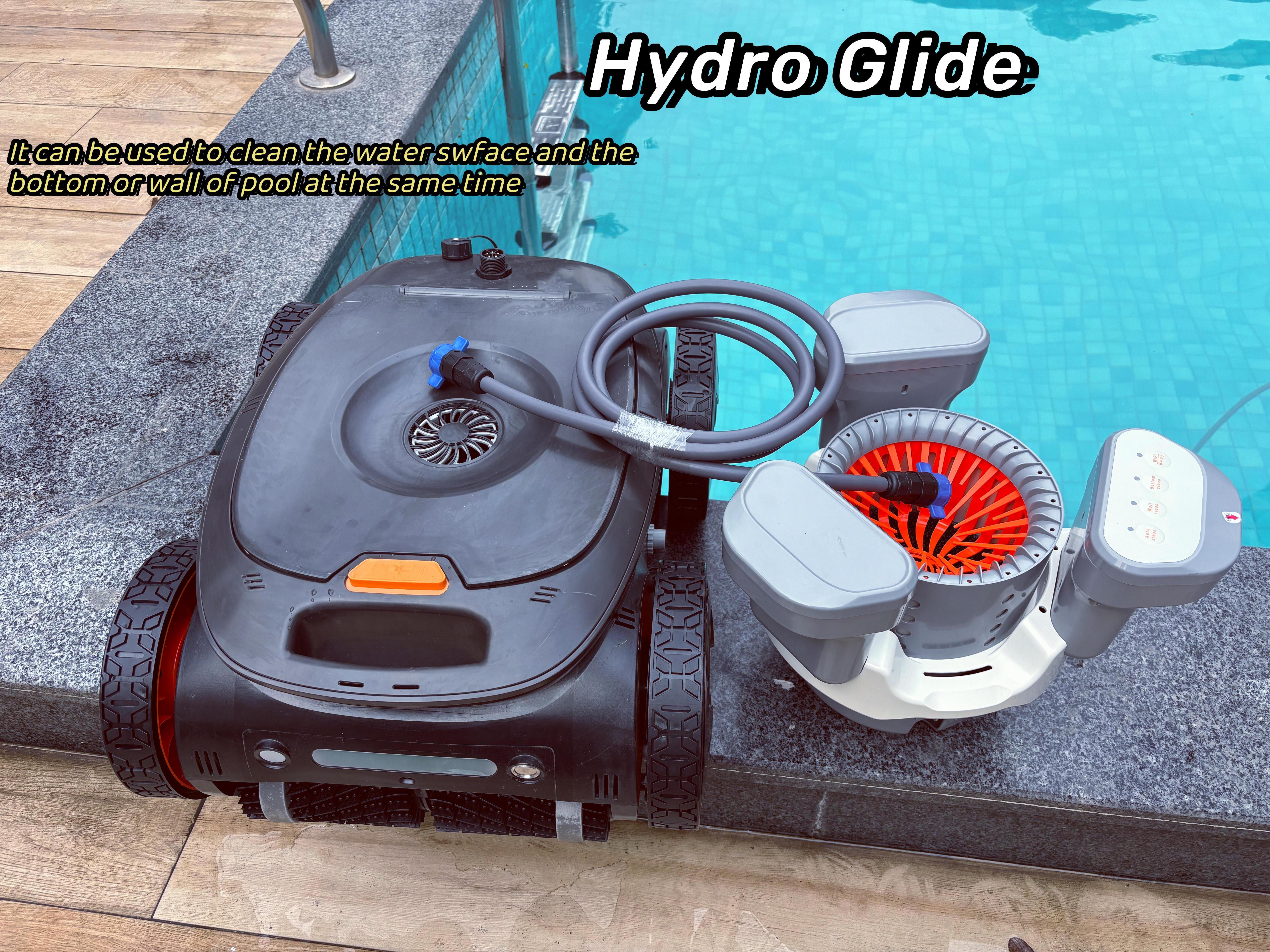 2024 Latest Robotic Pool Cleaner Cordless cleaning one-botton Start