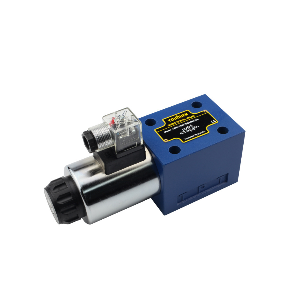 REXROTH type solenoid directional hydraulic valve 4WE10D Y-24VDC 220VAC hydraulic adapter