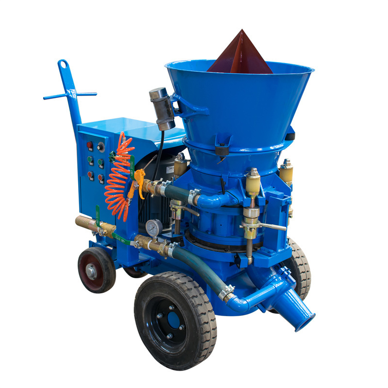 Electrical engine dry mix refractory concrete spraying machine price