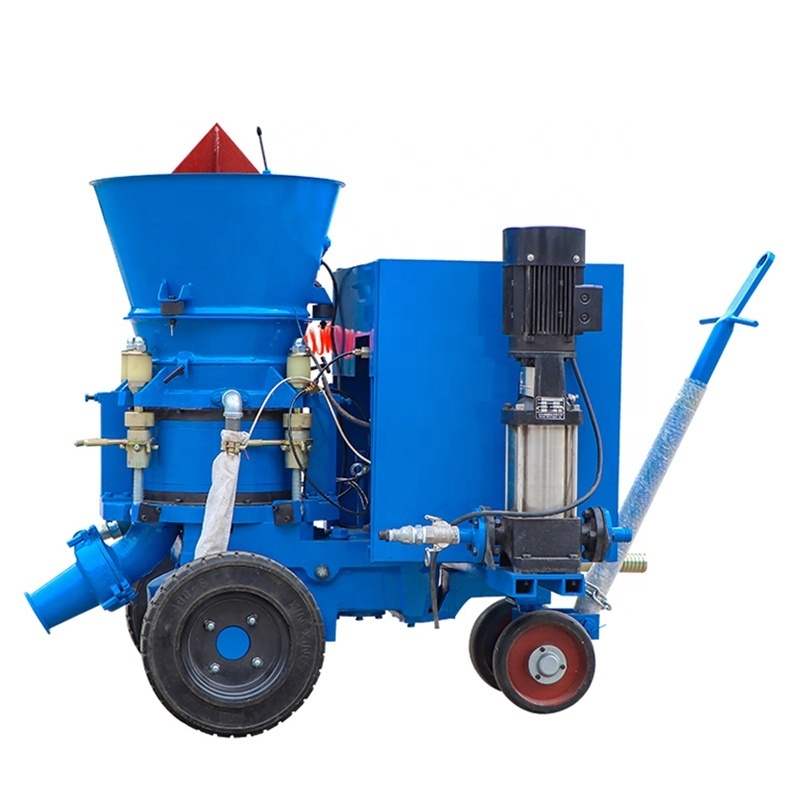 Tunnel Slope Protection Refractory Gunning Concrete Shotcrete Gunite Machine For Sale