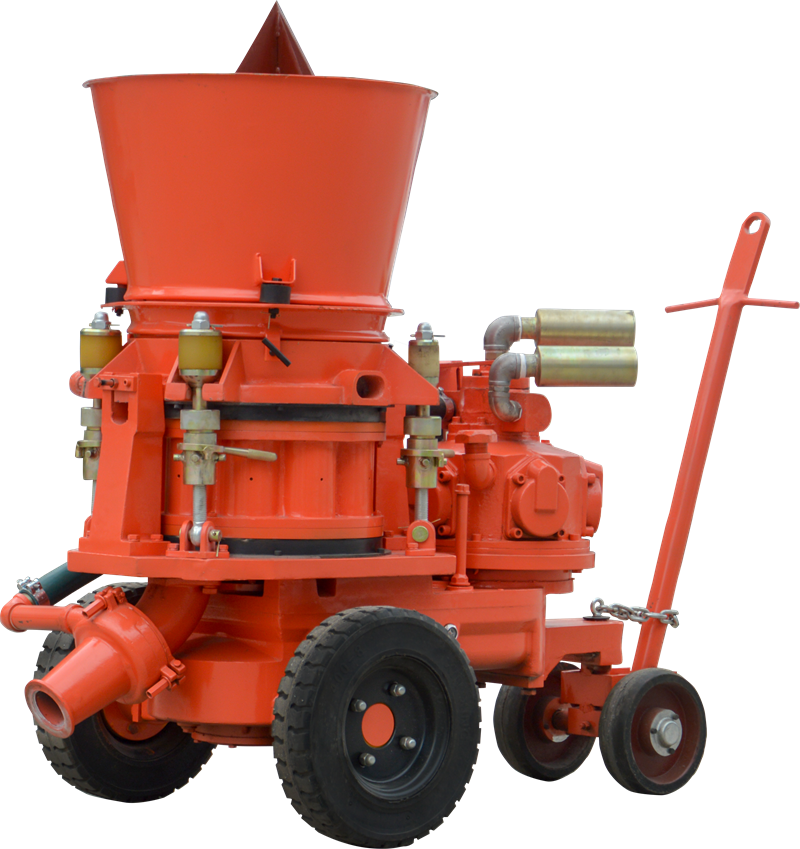 Electrical engine dry mix refractory concrete spraying machine price