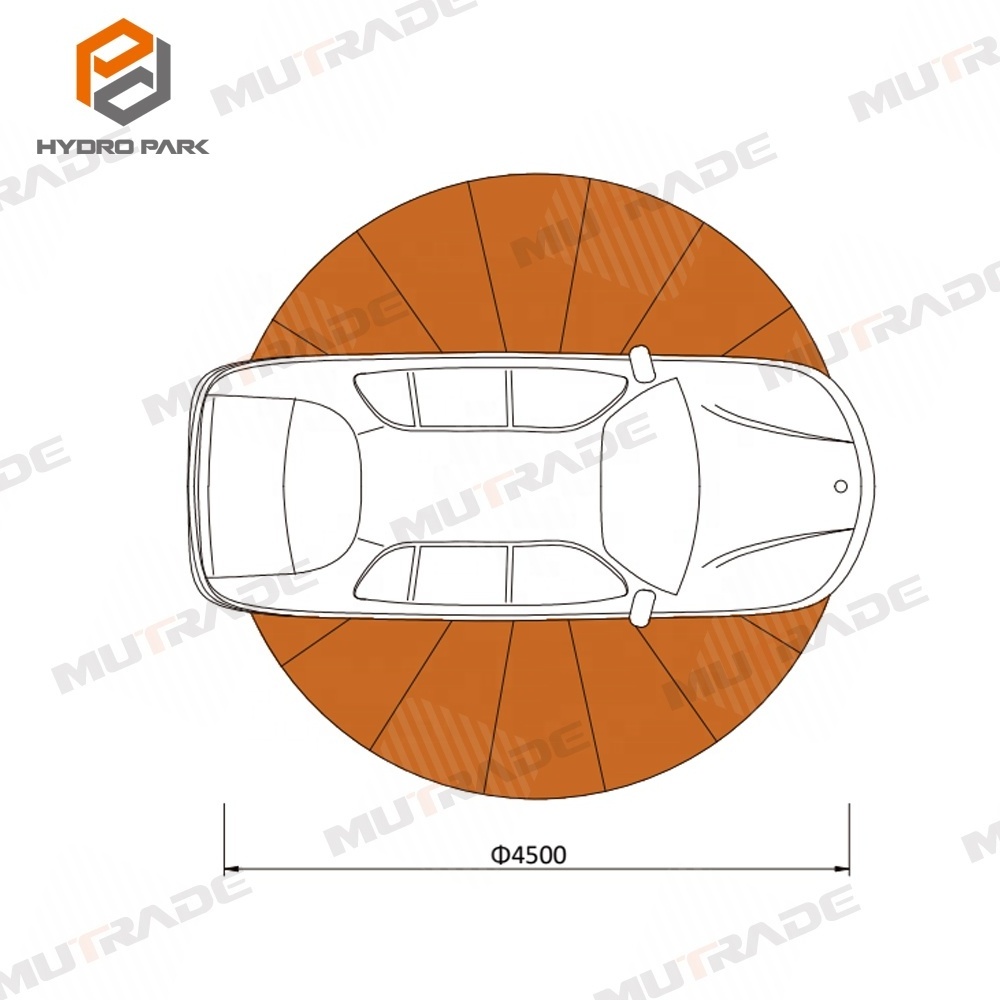 Vehicle Driveway Car Parking Turntable 360 Degree Car Rotating Platform