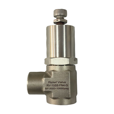 HYDR-STAR Similar Swagelok Type  High Pressure Stainless Steel Safety Relief Pressure Valve