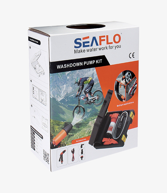 SEA FLO self-priming 12v water pump Washdown Pump Kit for camping and car