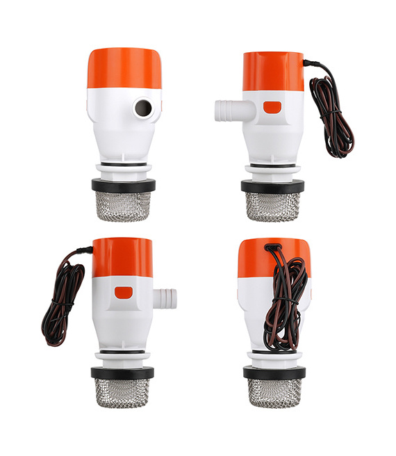 SEA FLO 600/800gph Pumps Live Well Pump 12v Aerator Pump Submersible Cartridge Boat Bilge Pump