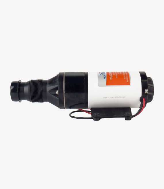 SEA FLO Macerator pump 12V DC Waste Water Pump 12 GPM for RV Marine Boat Toilet Electric Switch Marine sewage Pump