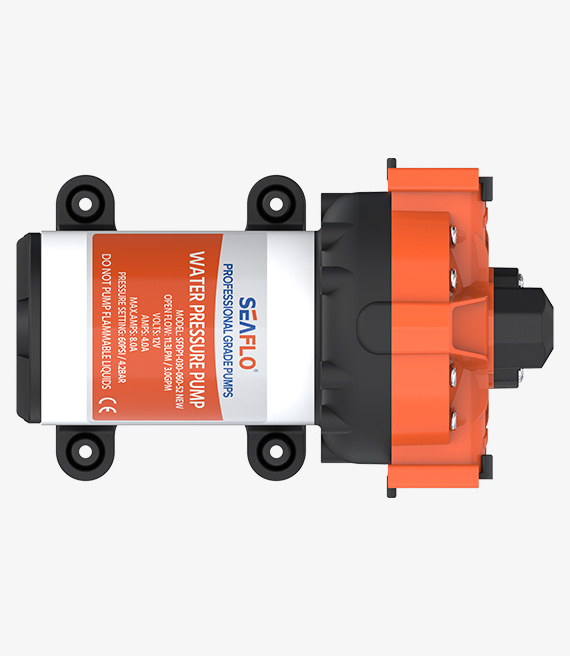 SEA FLO 24V DC Water Pump 5-chamber strong suction variable speed technology Diaphragm Pump