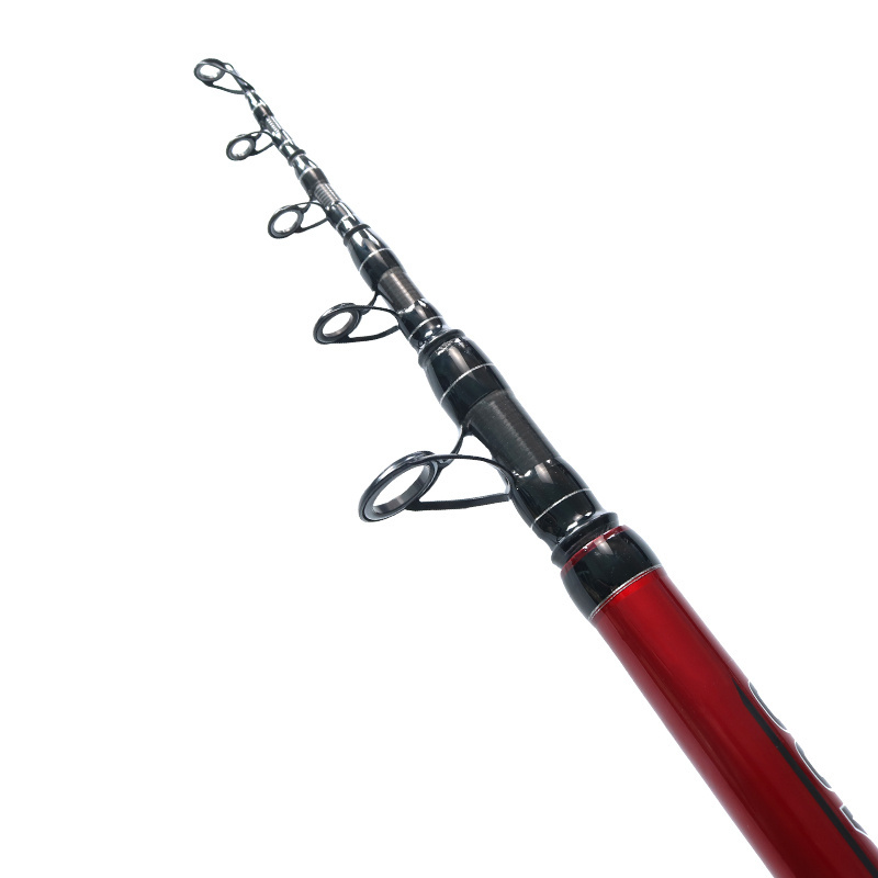 Saltwater Lure 4 Sections Action 100-200g Long Casting Telescopic Spinning Fishing Mix Carbon Surf Rod