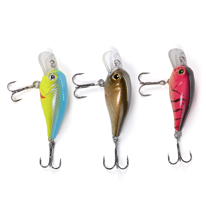 HYD High Quality Bass Swim Bait Fishing Lures 87mm 16g Crank Bait Colorful Fishing Tackle Hard Bait Crankbait for sale