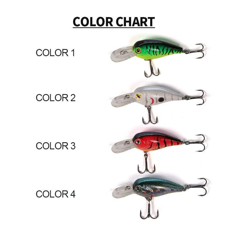 HYD Floating deep diver Action Small Crank Fishing Baits 78mm 16g bass fishing lures crank bait crankbait