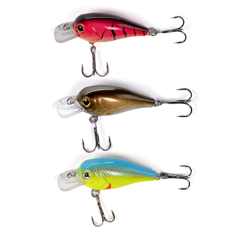 HYD High Quality Bass Swim Bait Fishing Lures 87mm 16g Crank Bait Colorful Fishing Tackle Hard Bait Crankbait for sale