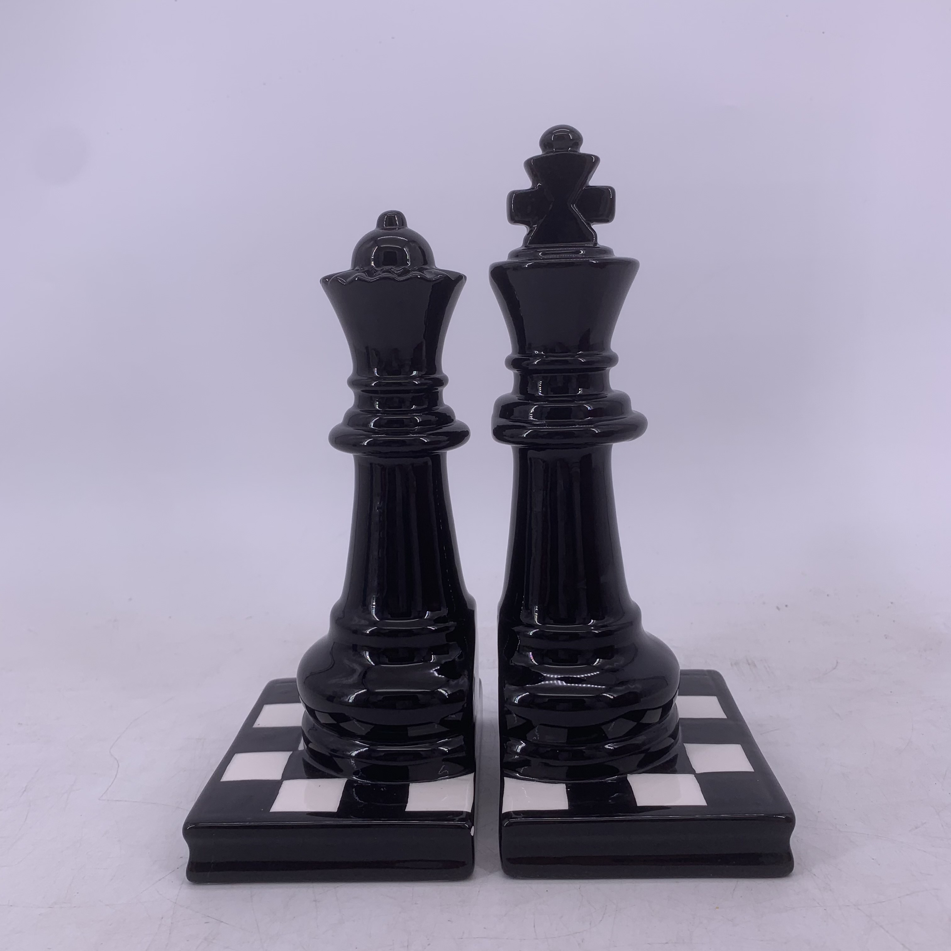 Hot sale Chess Ceramic bookends for kids bookends decorative,study room decor book stop book shelf stop library decor ceramic