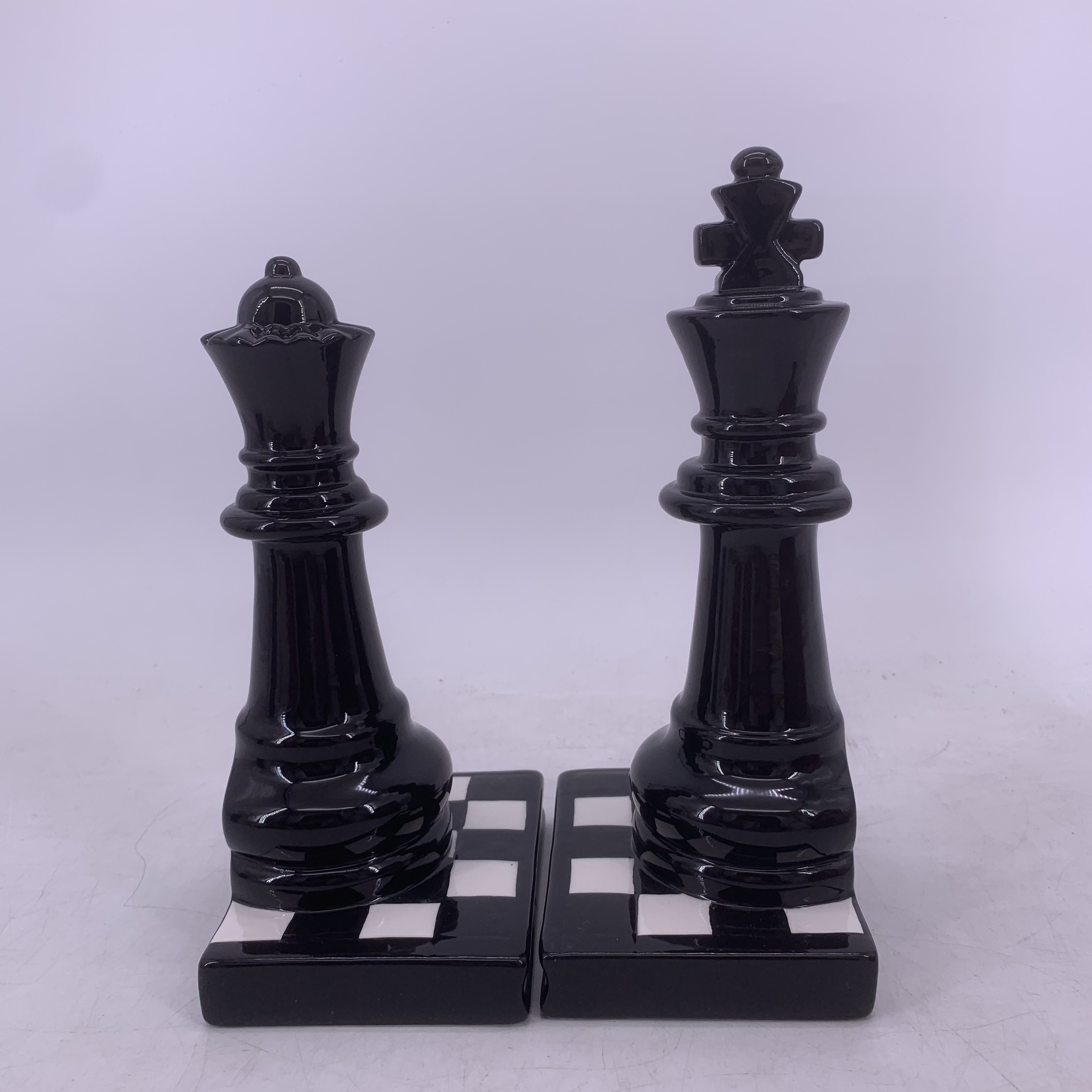 Hot sale Chess Ceramic bookends for kids bookends decorative,study room decor book stop book shelf stop library decor ceramic