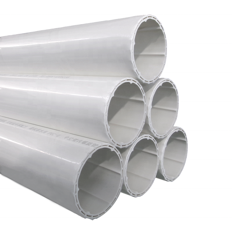 China HYDY Factory Large Diameter 20mm-630mm Color Grey White PVC-U PVC Plastic Pipe For Drainage