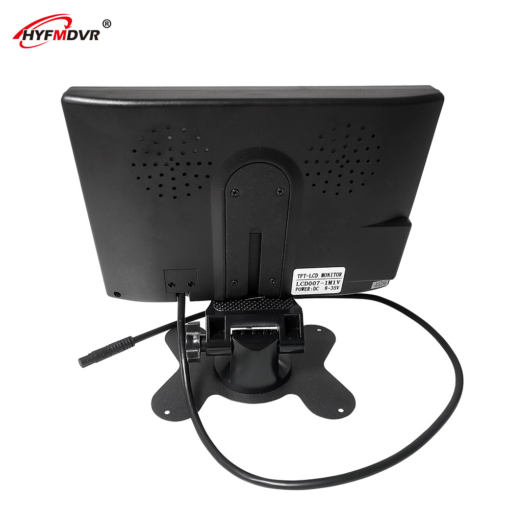 HYF Reversing Video 7 Inch Monitor for Vehicle Car Taxi Truck Harvester  School Bus