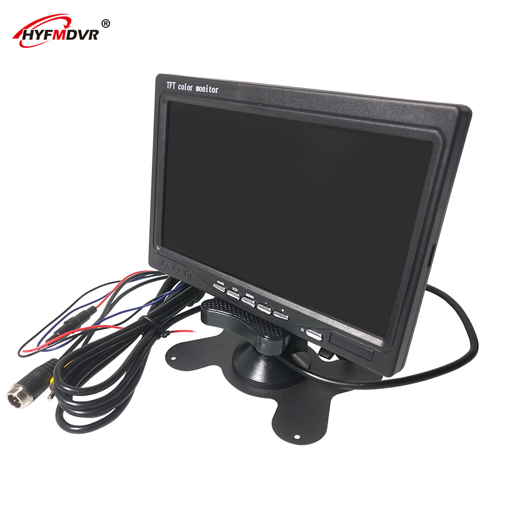 HYF Reversing Video 7 Inch Monitor for Vehicle Car Taxi Truck Harvester  School Bus