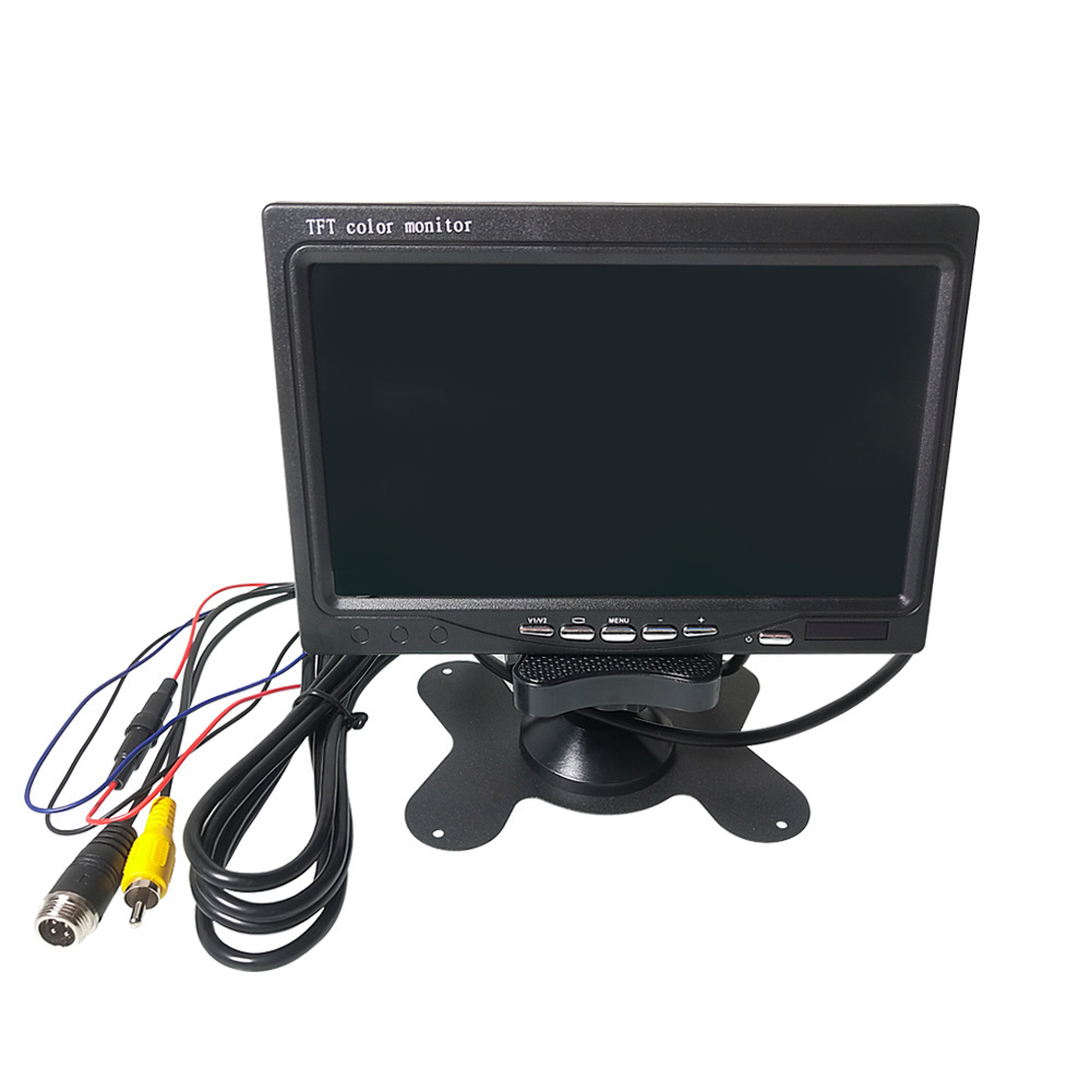 HYF Reversing Video 7 Inch Monitor for Vehicle Car Taxi Truck Harvester  School Bus